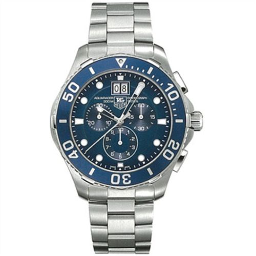 TAG Heuer Aquaracer 300M Quartz Chronograph 43 Stainless Steel / Blue / Bracelet